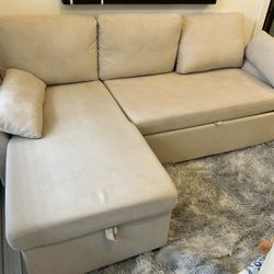 Beich Futon Bed  +  White Comfi Sofa + White Futon