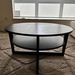 IKEA Round Wood Coffee Table