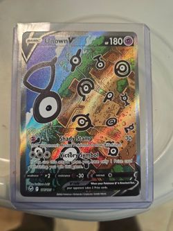 Unown V (Alternate Full Art) - SWSH12: Silver Tempest NM