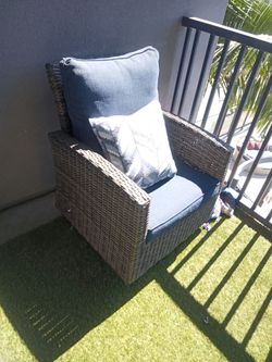 chair for balcony  with pillow
