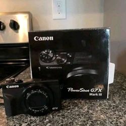 Canon G7x Mark III Camera