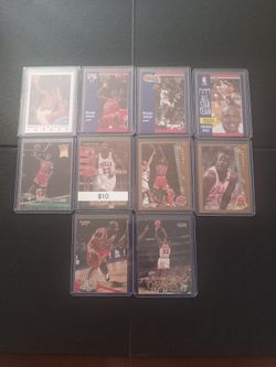 Michael Jordan 10 card (Fleer) lot