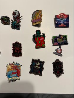 Rare Universal Orlando HHN, UOAP & Passholder Enamel Pins | Stranger Things Light-Up | Ghostbusters