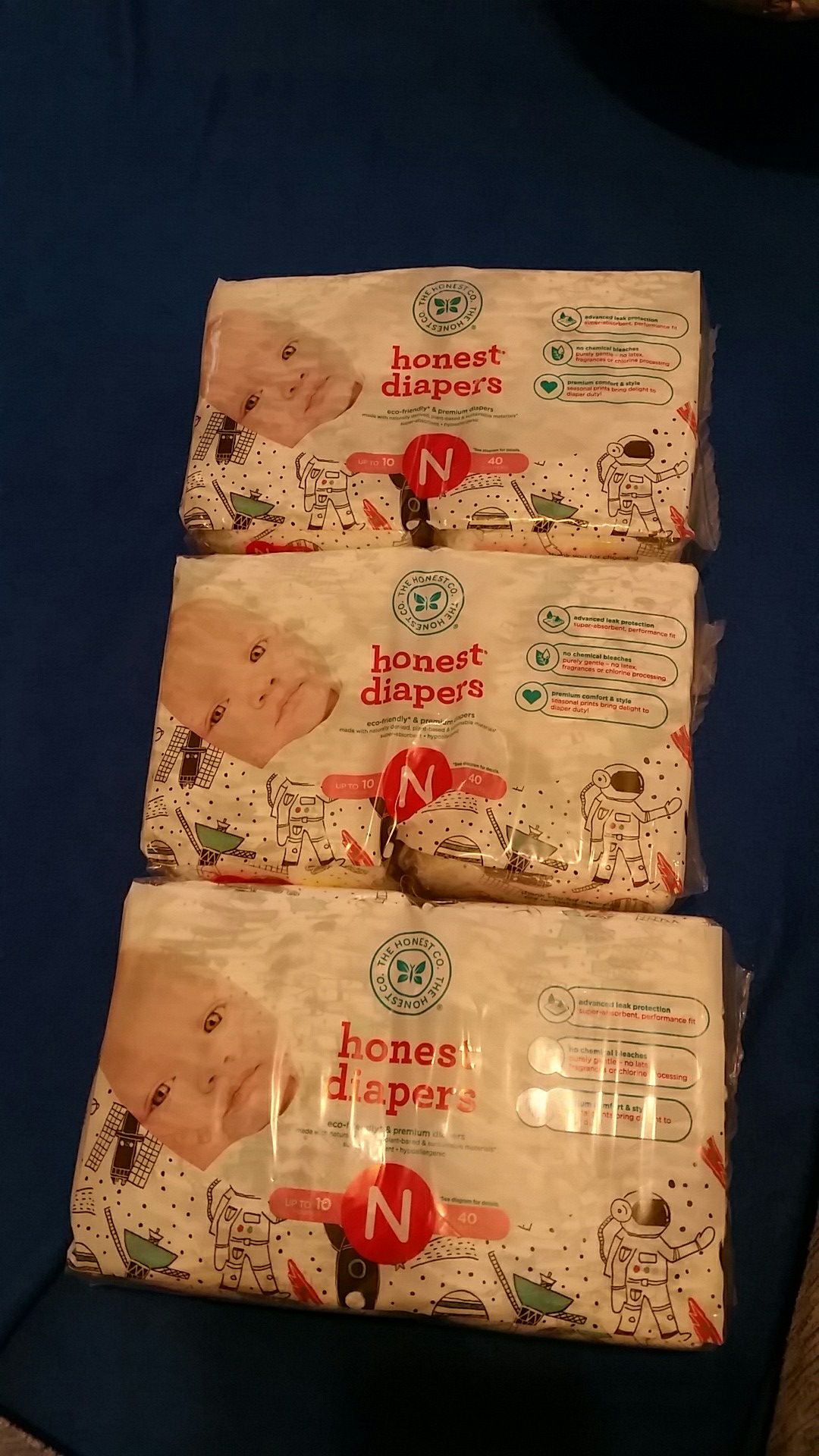Honest diapers 120 newborn count