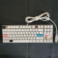 Redragon K552 Kumara Mechanical Gaming Keyboard - White RGB (Missing 1 Keycap)