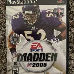 Madden NFL 2005 (Sony PlayStation 2, 2004)(CIB)(PS2)(USED)