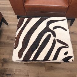 Genuine Zebra Hide stools