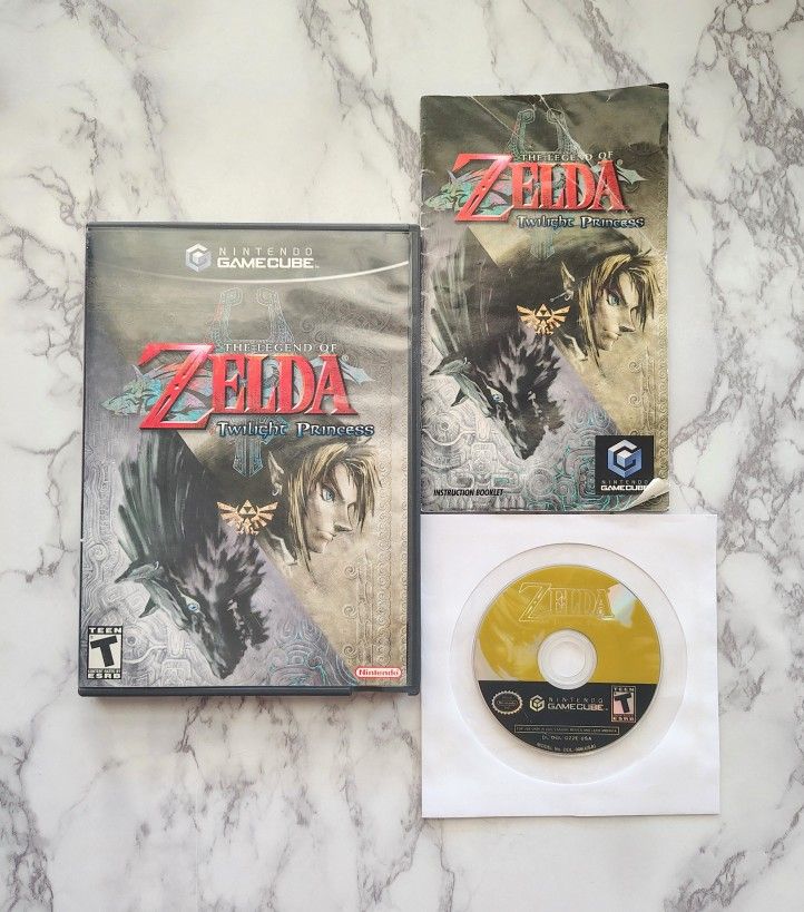 Legend Of Zelda Twilight Princess For Nintendo GameCube TESTED WOULD TRADE
