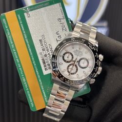 Rolex Daytona Panda White Dial