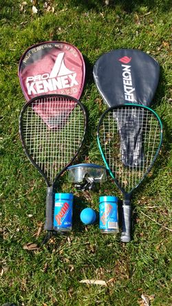 1 Echelon and 1 Pro Kennex Racketball Rackets