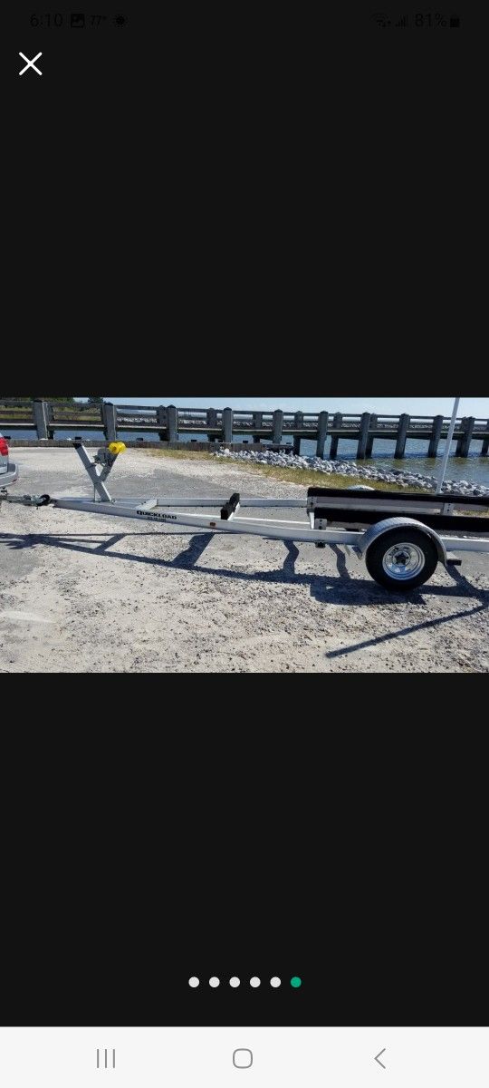 19 ft. Aluminum frame boat trailer