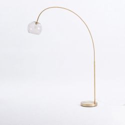 Overarching Acrylic Shade Floor Lamp WEST ELM