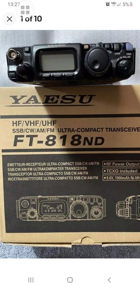 HAMRADIO YAESU FT 818ND IN ORIG BOX !