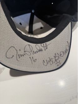 Raider Autographed hat