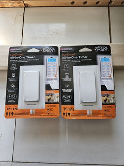 Sunsmart wall timers , 2 items, $20 for both