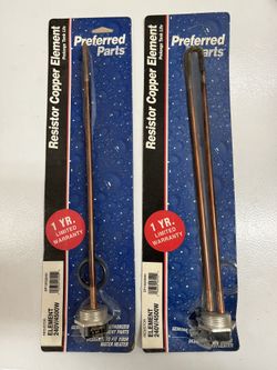 2 New Hot Water Heater Elements