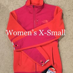 NORTH FACE / RETRO Denali Fleece Sweatshirt Jacket Coat / Women's X-Small (XS) / Retails $180+Tax / Brand New w/ Tags!! / Pink Grapefruit 