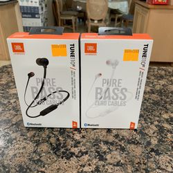 JBL Wireless Headphones 205 Bt And 110 Bt Either White Or Black