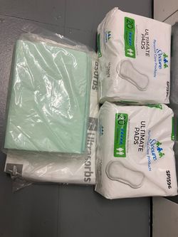 Incontinence pads and chux/underpads FREE