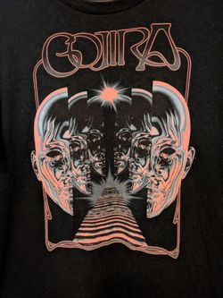 GOJIRA Black Graphic Heave Metal Rock Band T Shirt Mens Large
