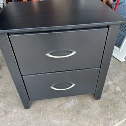 Black Nightstand 