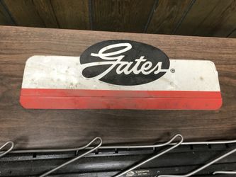 GATES BELT DISPLAY / Gas & Oil Signs.