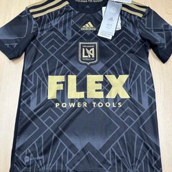 LAFC Los Angeles Football Club MLS Adidas Youth Jersey (XL) Retails For $70