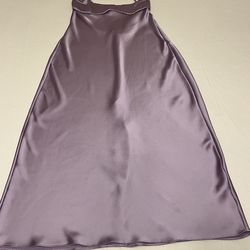 Zara lilac satin Dress