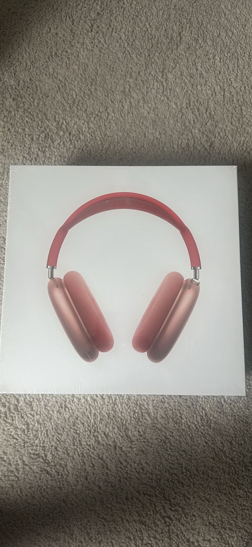 Red airpod maxes