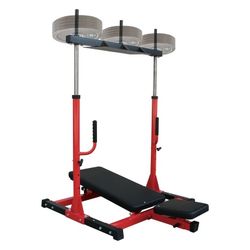 Vertical Leg Press Machine with Adjustable Leg, Back and Head Positions