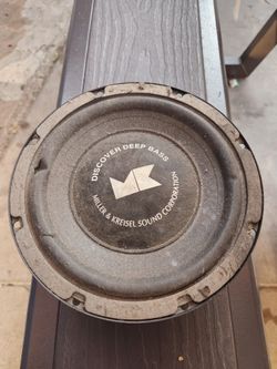 8 Inch MK SUB-WOOFER - Free
