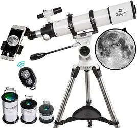 Gskyer Telescope 600x90mm AZ Astronomical Refractor Telescope for Adults
High-power 90mm AZ Telescope For Adults Astronomy, Telescope for Beginners, G