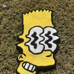 Trippy BART SIMPSON Rug 