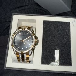 Bulova gold watch 