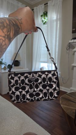 Coach denim crystal Nolita bag