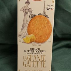 French Butter Cookies With Sea Salt