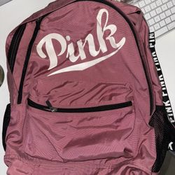 Pink backpack