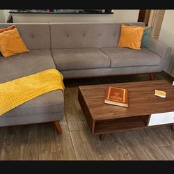 Mid Century Sectional Couch