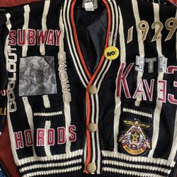 Vintage 80’s NO! The Jeans Revolt Cardigan