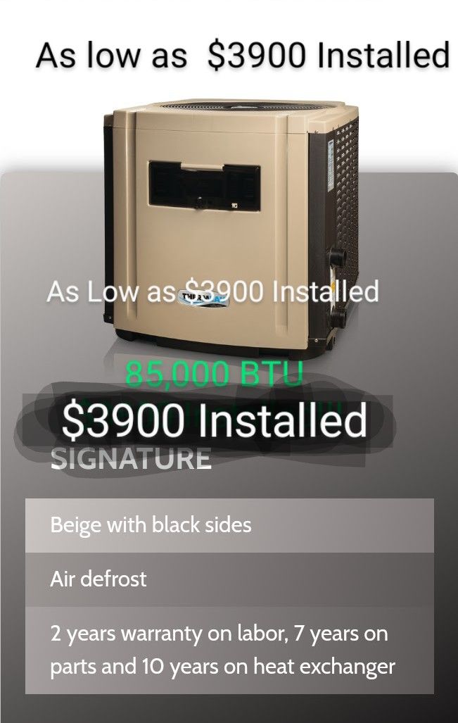 Pool And Spa Heaters