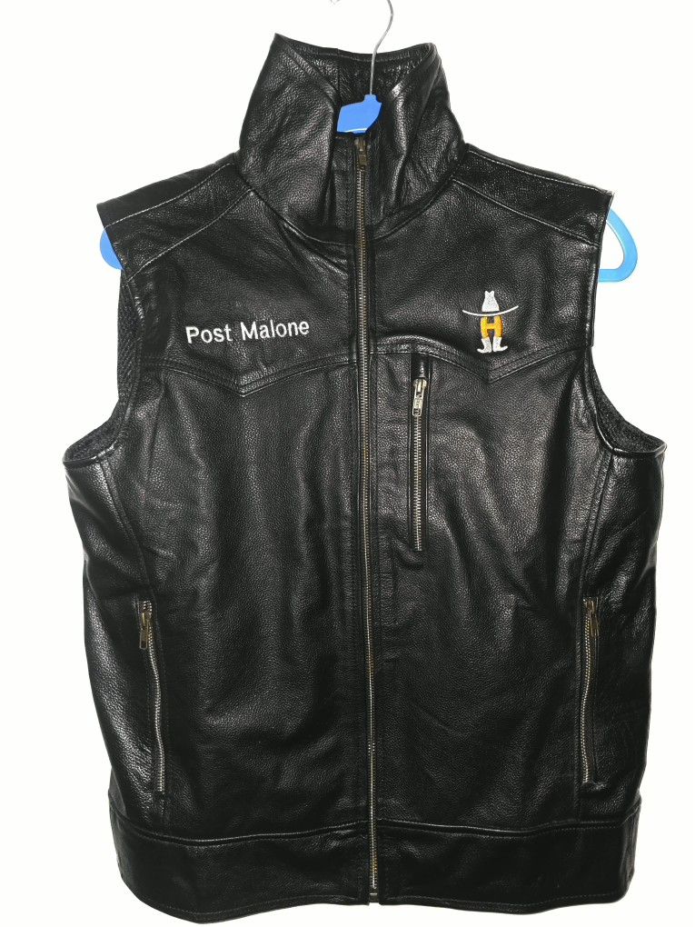 Custom Post Malone Houston Rodeo Leather Vest