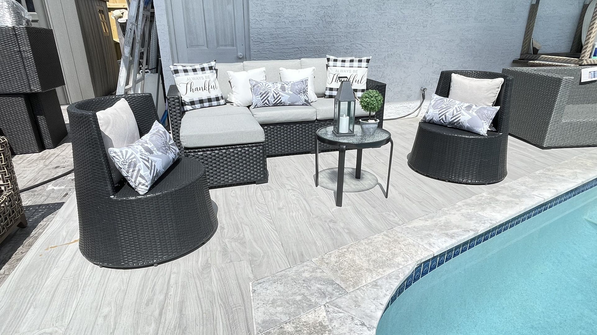 Outdoor Sectional/patio Sectional/outdoor Furniture/patio Furniture/outdoor Seating Set/patio Sofa/patio Chairs/balcony Set/muebles De Patio Balcon 