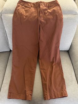 A New Day Brown Stretch Pants Size 8 – Slim Straight Leg