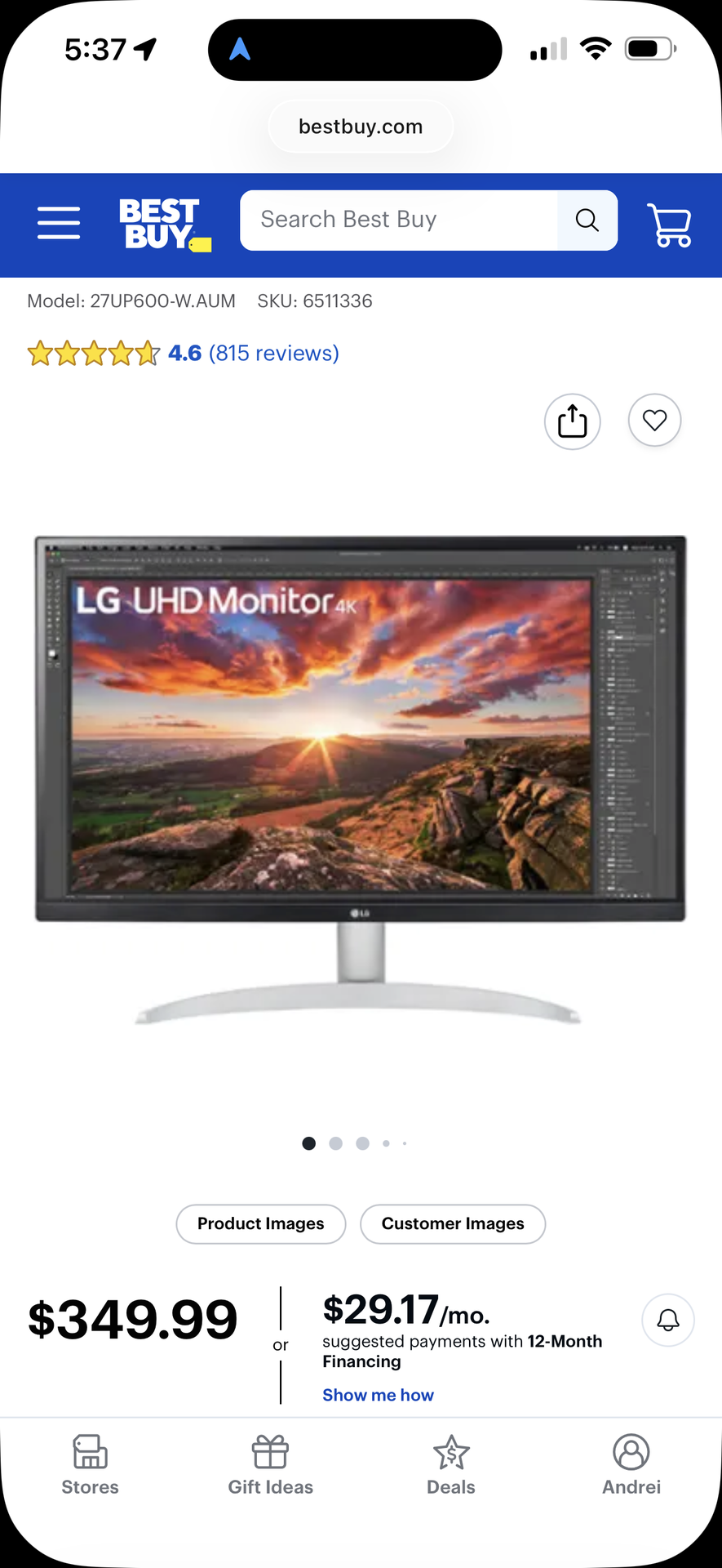 Monitor 27”