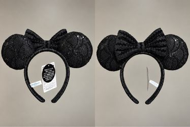 Tokyo Disney Resort Minnie Ears Sequin Headband