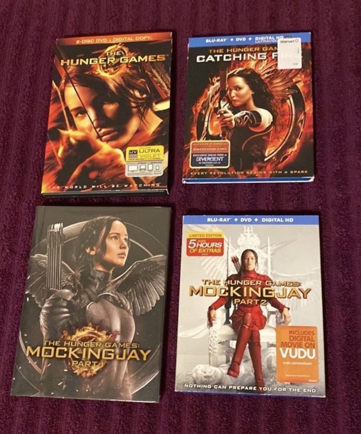 The Hunger Games DVDs