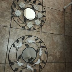 Wall Decor Mirror Set Of 2