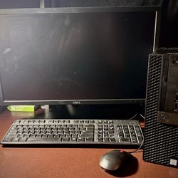 Dell Optiplex with Monitor and Peripherals 