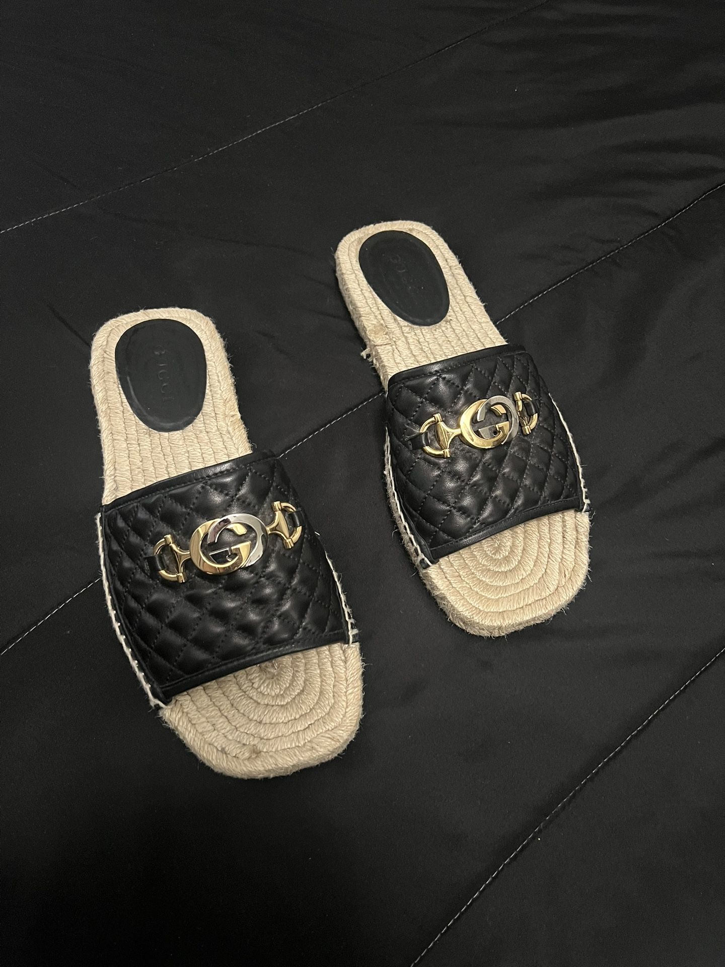 Gucci Brand New Espadrilles Leather