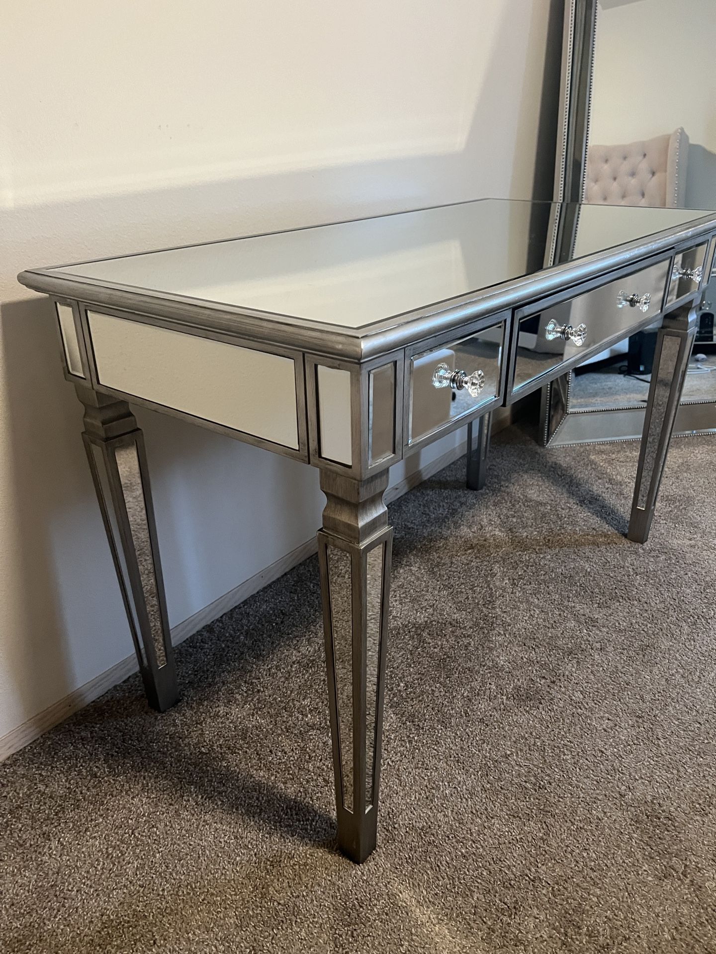 Glass Vanity/computer Table 